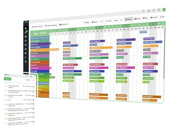 OwnerRez Calendar Interface